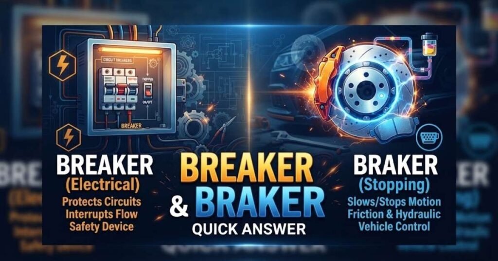 Breaker or Braker – Quick Answer