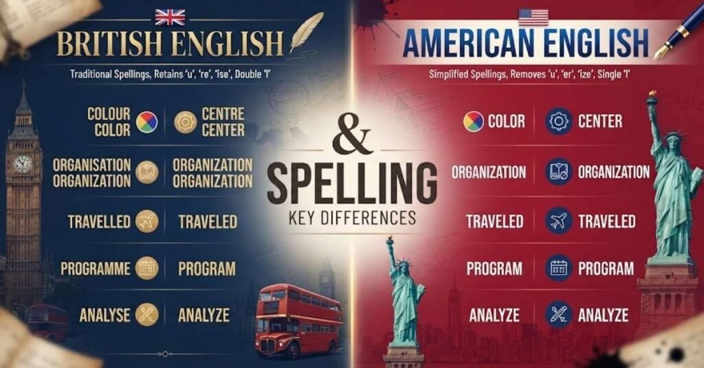 British English vs American English Spelling