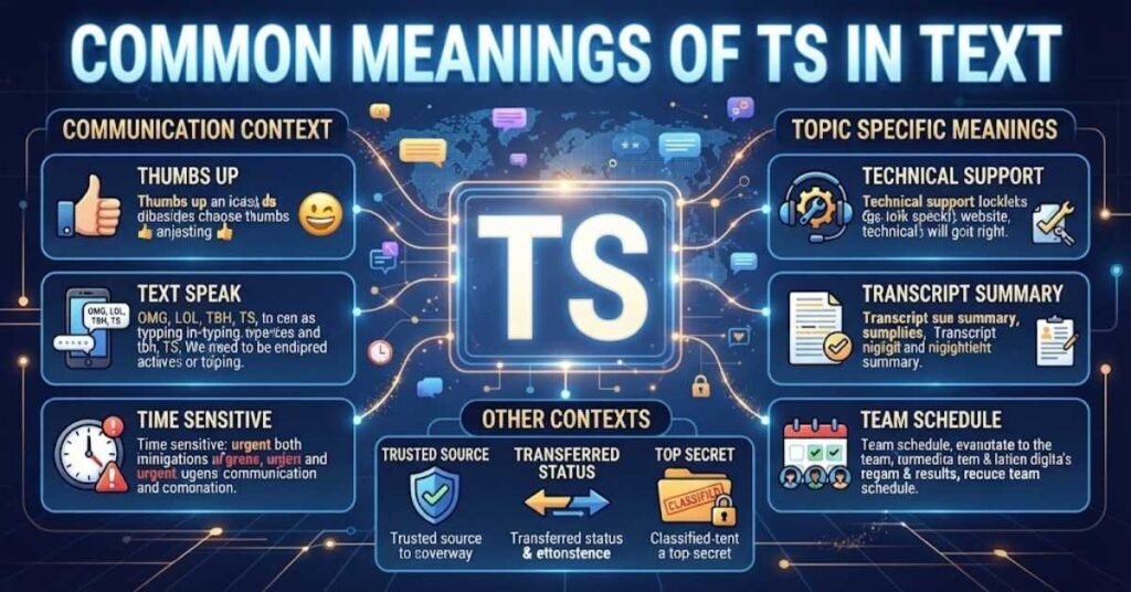 Common Meanings of TS in Text