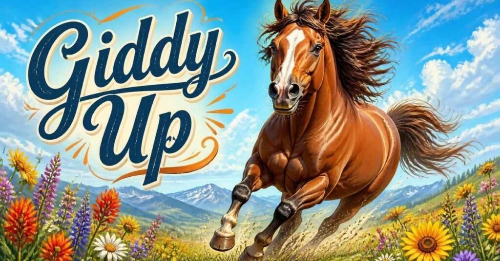 Giddy Up Meaning and Definition