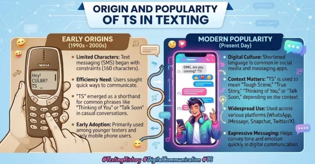 Origin and Popularity of TS in Texting