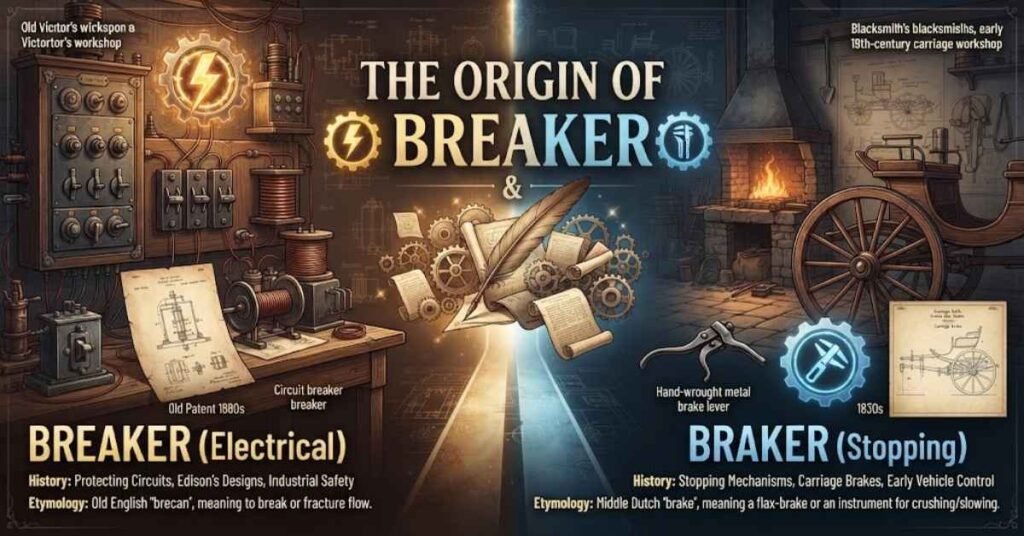 The Origin of Breaker or Braker