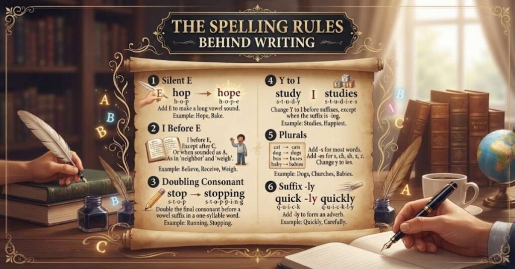 The Spelling Rules Behind Writing