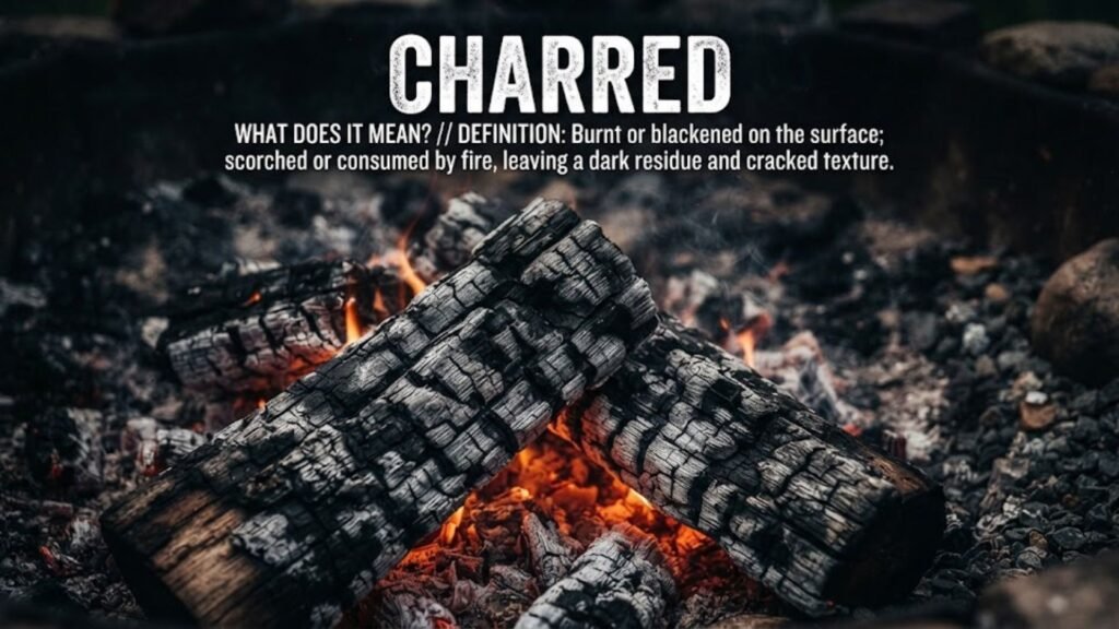 What Does Charred Mean?