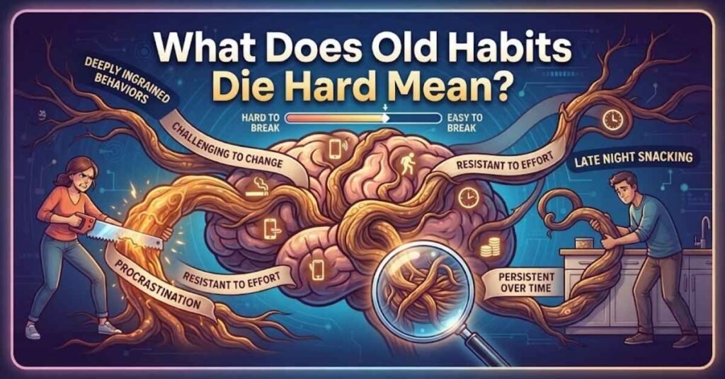 What Does Old Habits Die Hard Mean?