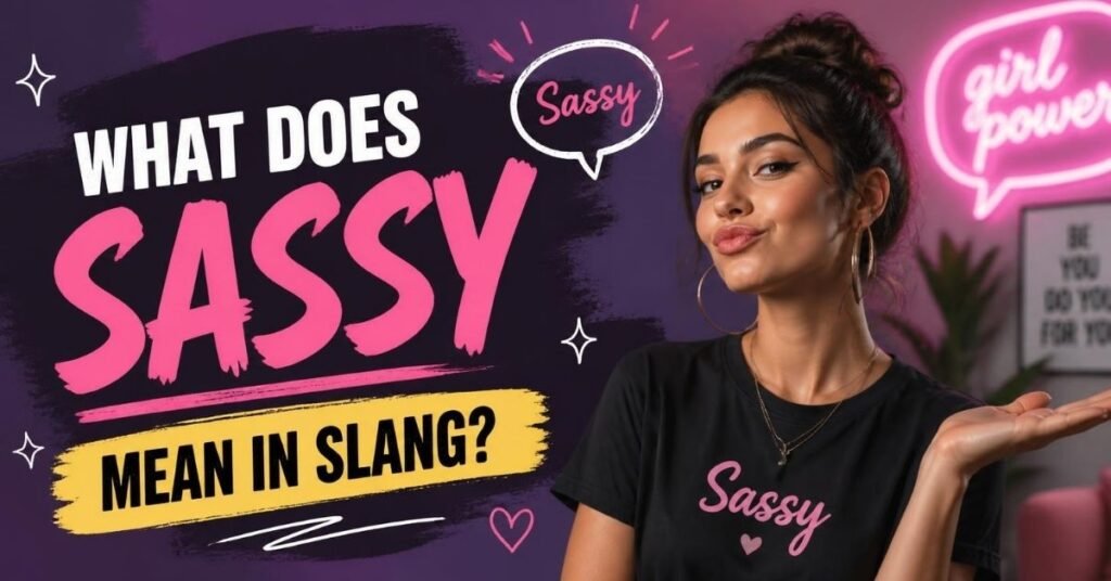 What Does Sassy Mean in Slang?