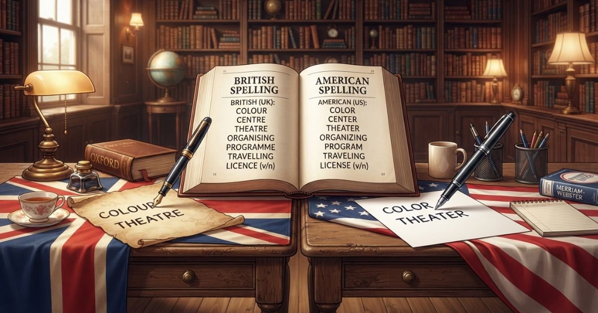 British English vs American English Spelling