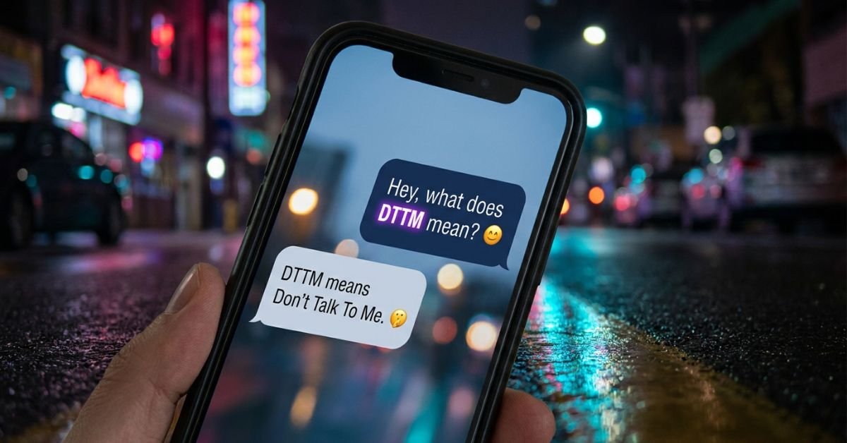 DTTM Meaning in Text Messages