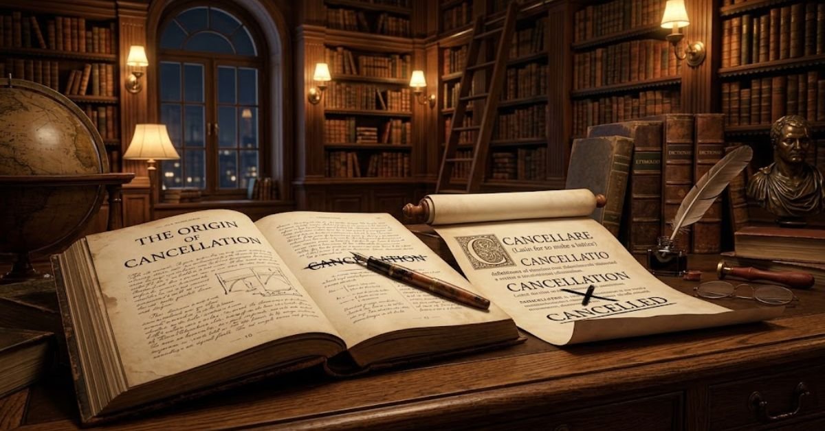 The Origin of Cancellation or Cancelation