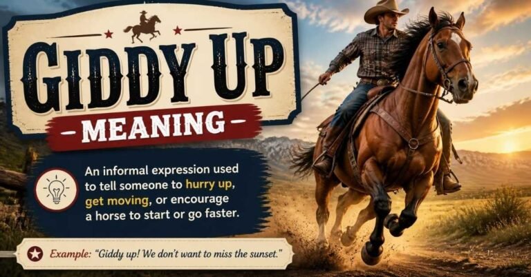 giddy up meaning