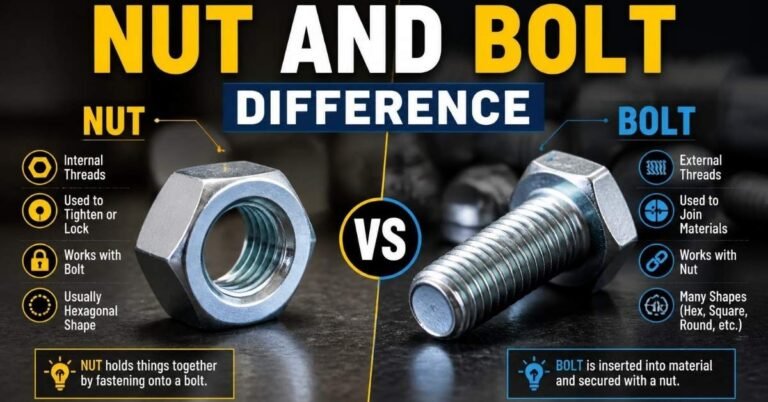 nut and bolt difference