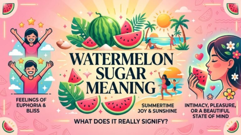 watermelon sugar meaning