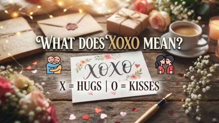 what does xoxo mean
